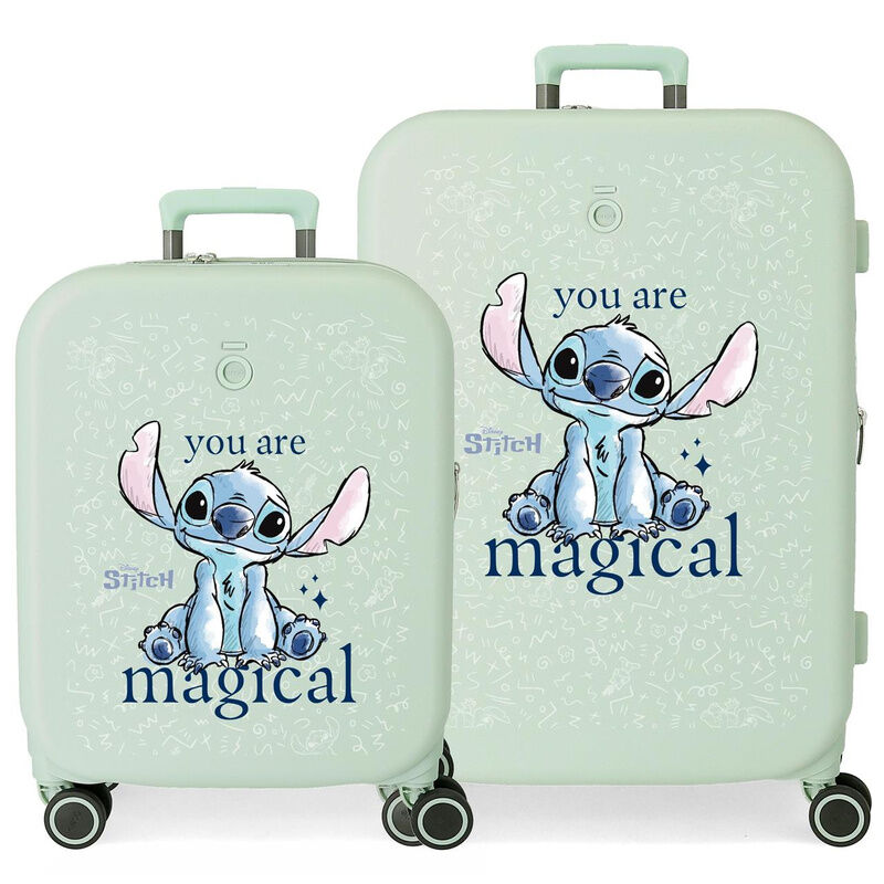 Disney Stitch You Are Magical Set 2 ABS trolley suitcases 55-70cm
