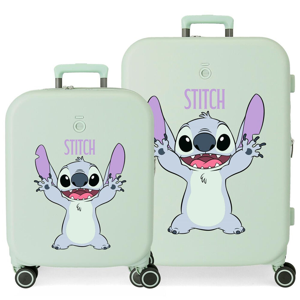 Disney Stitch Playful Set 2 ABS trolley suitcases 55-70cm