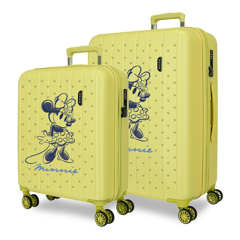 Disney Minnie Line ABS trolley suitcase set 55/65cm