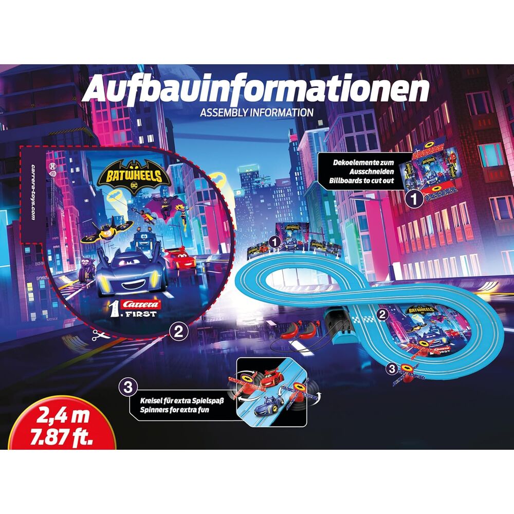 DC Comics Batwheels Ready to Roll Racing circuit