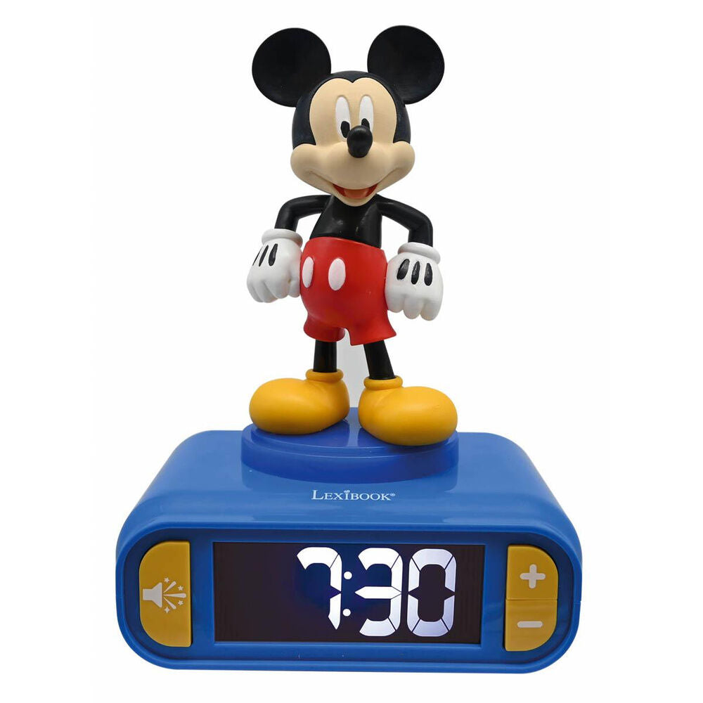 Disney Mickey 3D Night Light Alarm Clock