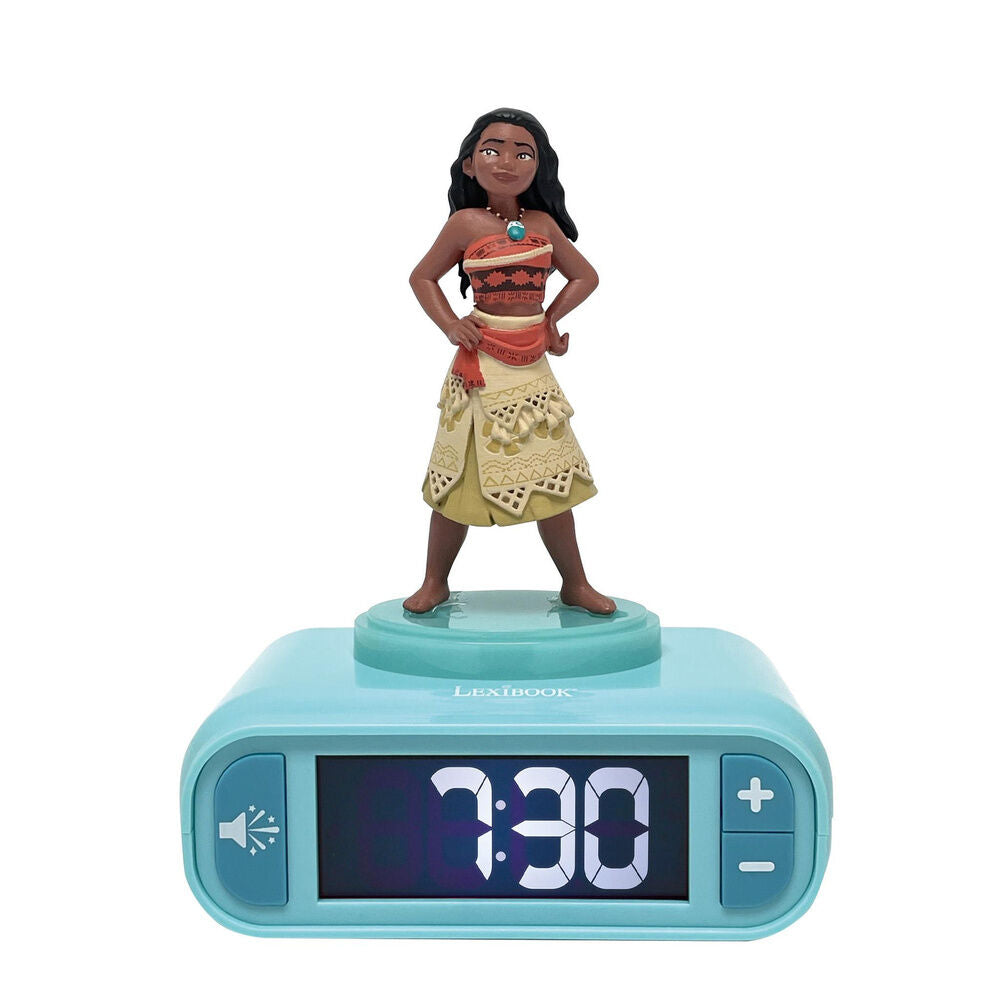 Disney Moana Vaiana 3D Night Light Alarm Clock
