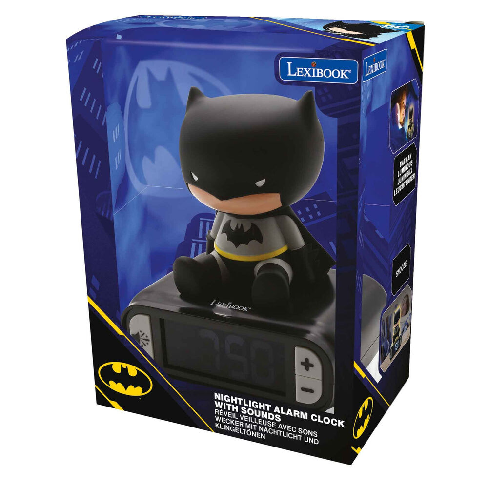 DC Comics Batman 3D Night Light Alarm Clock