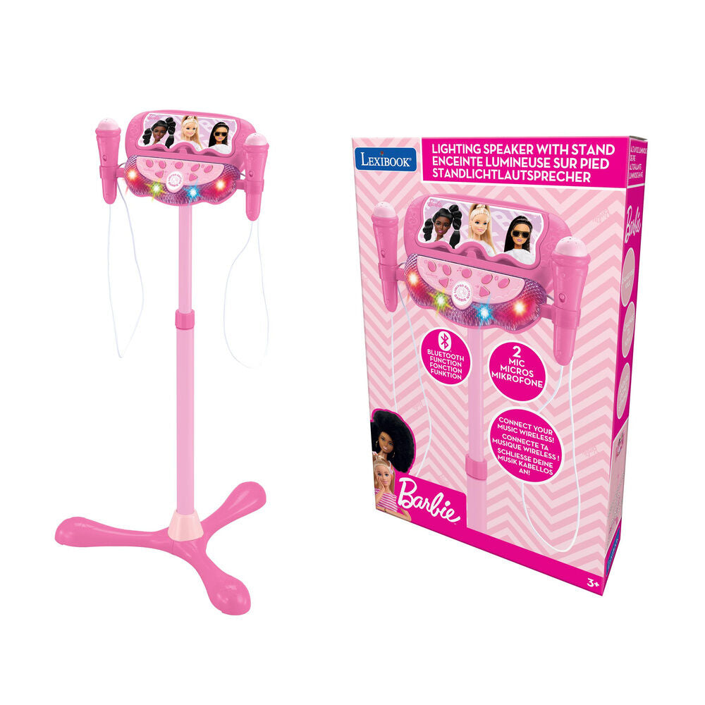 Barbie Adjustable Karaoke Microphone Stand