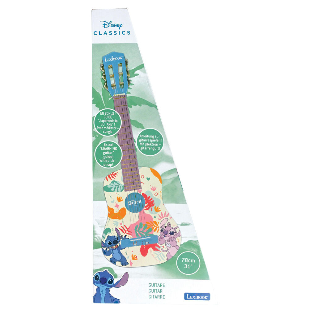 Disney Stitch wood guitar