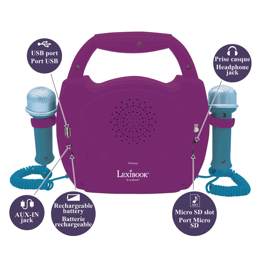 Disney Frozen Bluetooth Karaoke Speaker