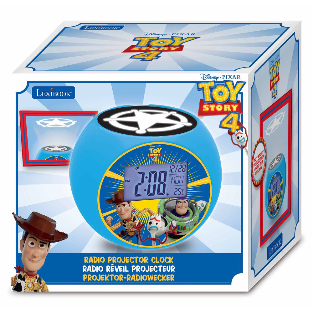 Disney Pixar Toy Story Radio Projector Alarm Clock