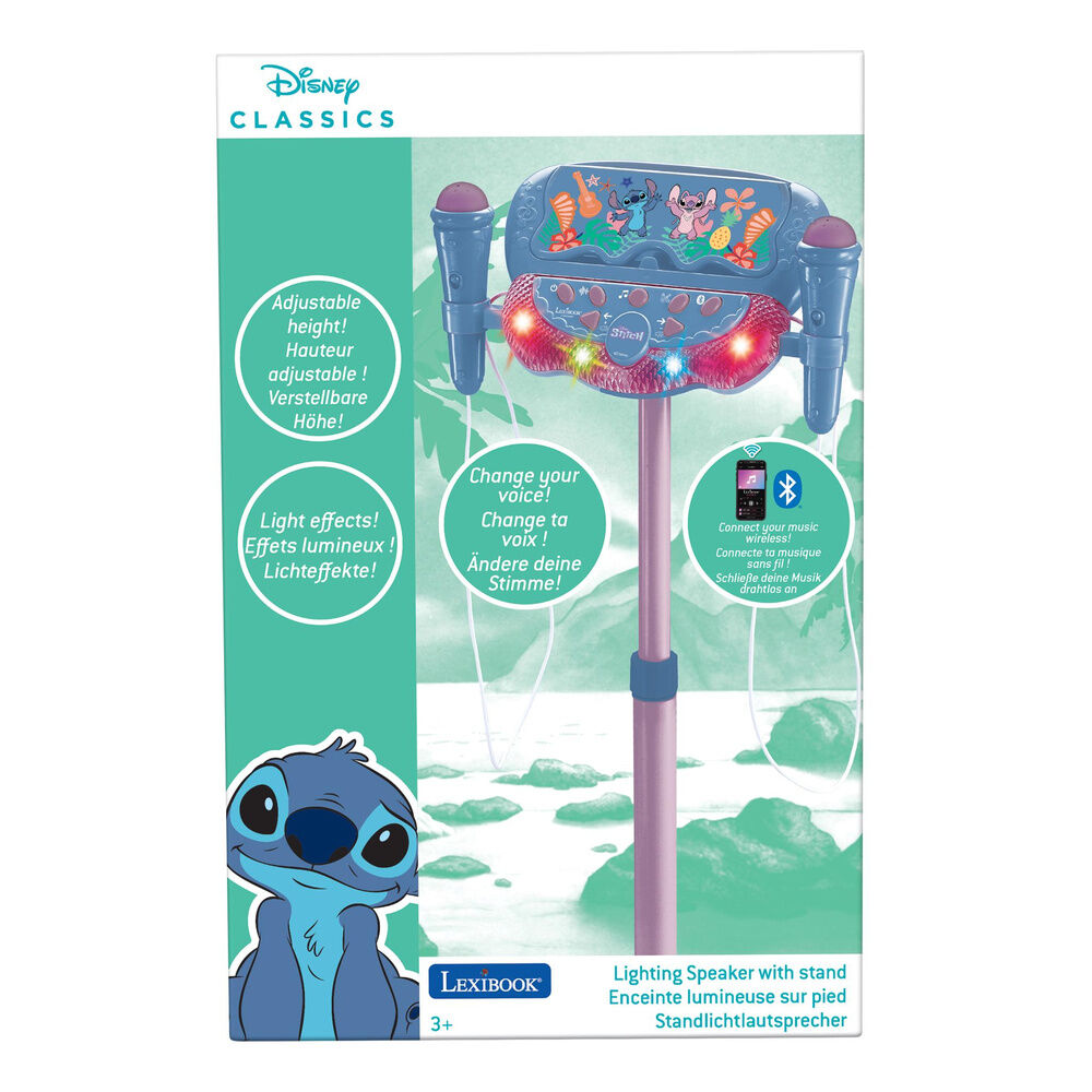 Disney Stitch Adjustable Karaoke Microphone Stand