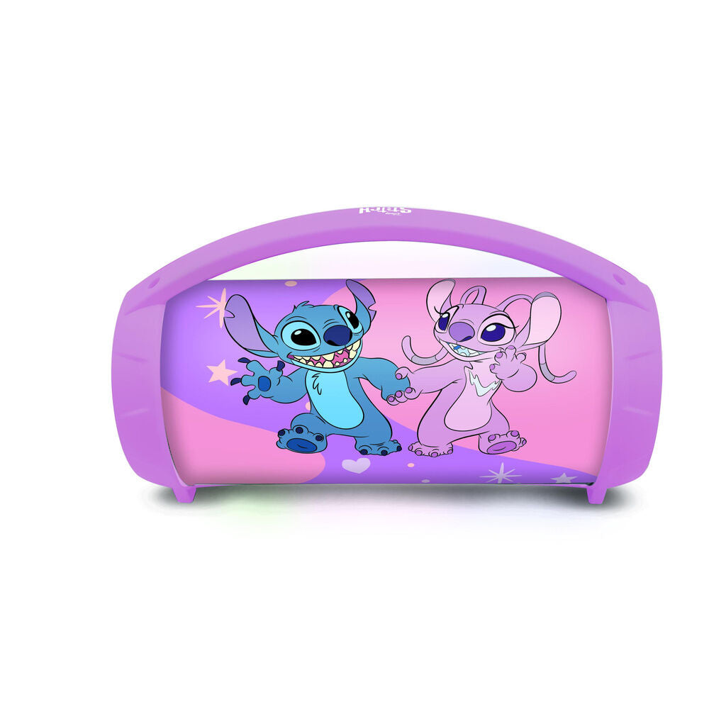 Disney Stitch Angel Illuminated Bluetooth Speaker + Microphone