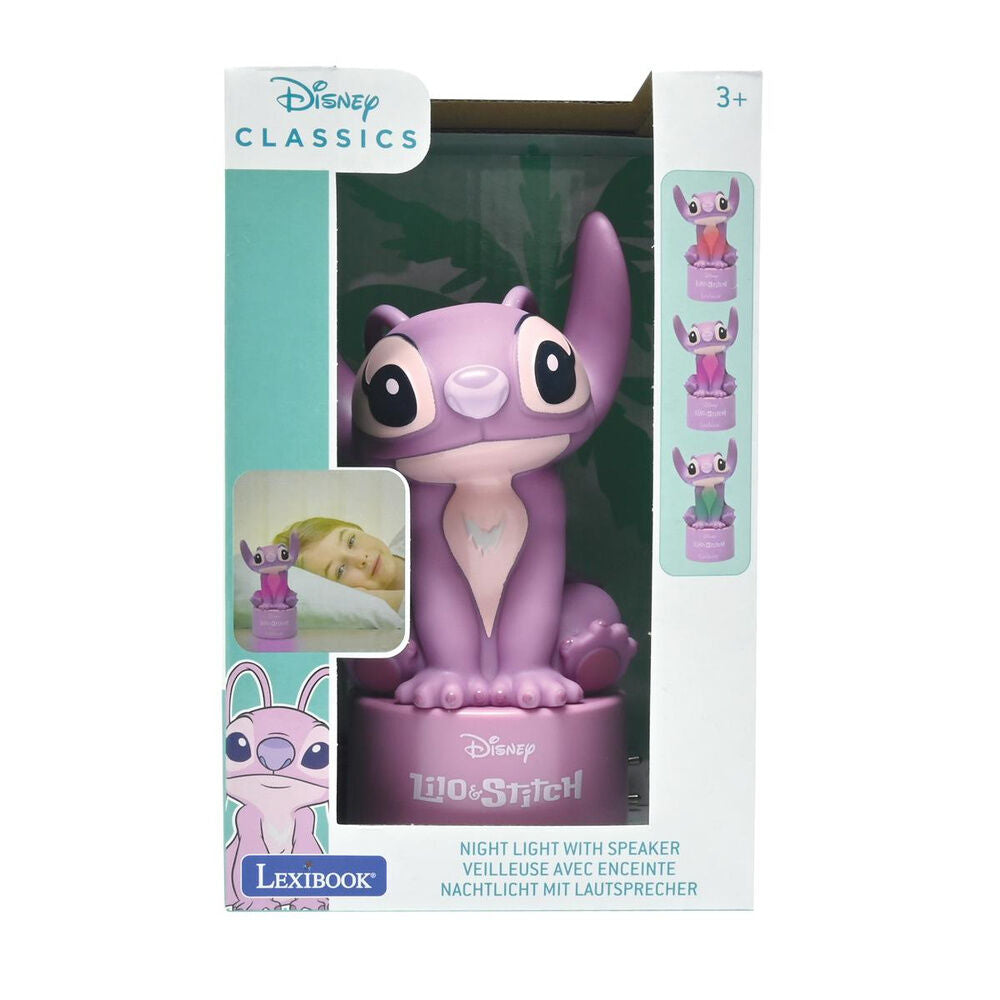 Disney Stitch Angel Night Light Speaker