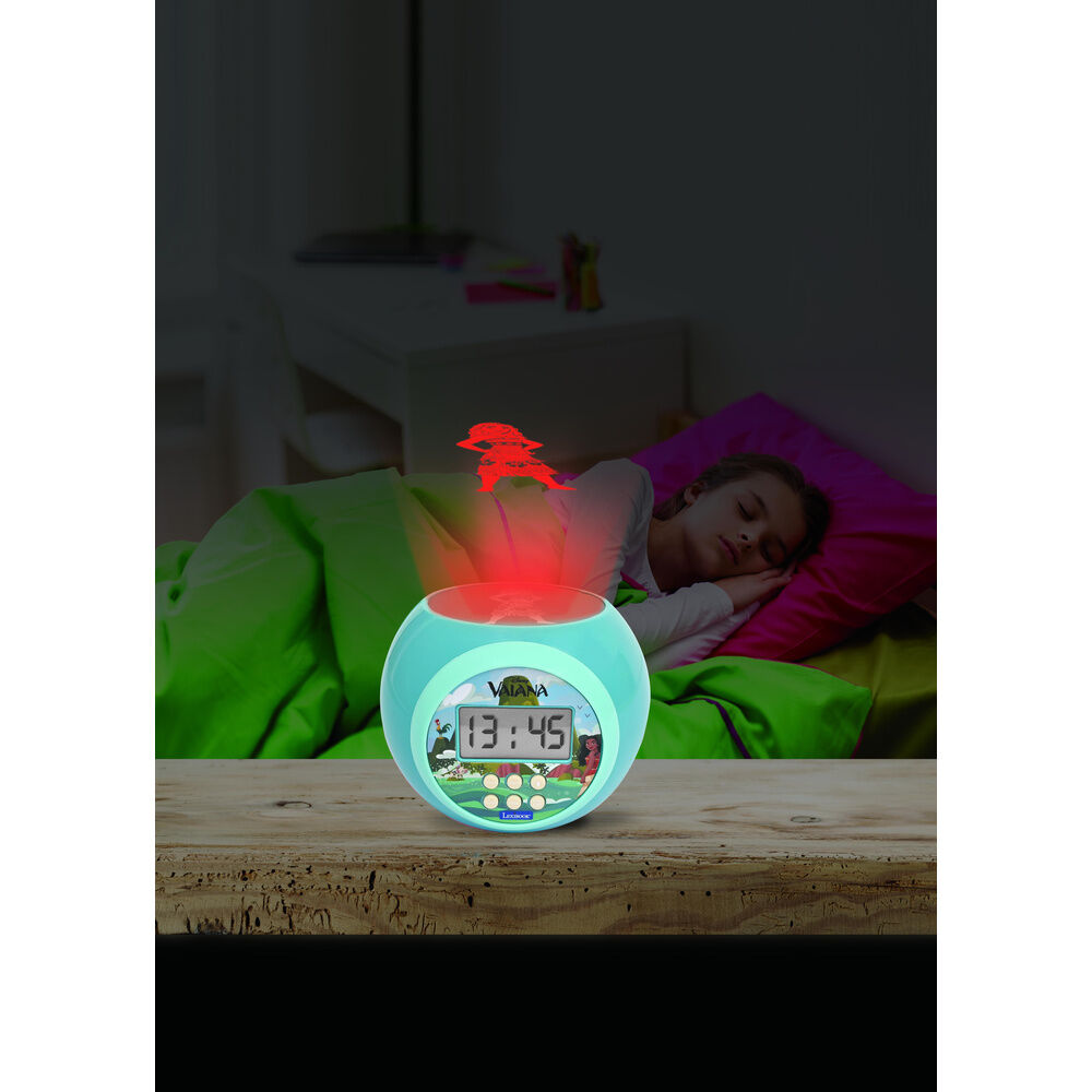 Disney Moana Vaiana Projector Alarm Clock