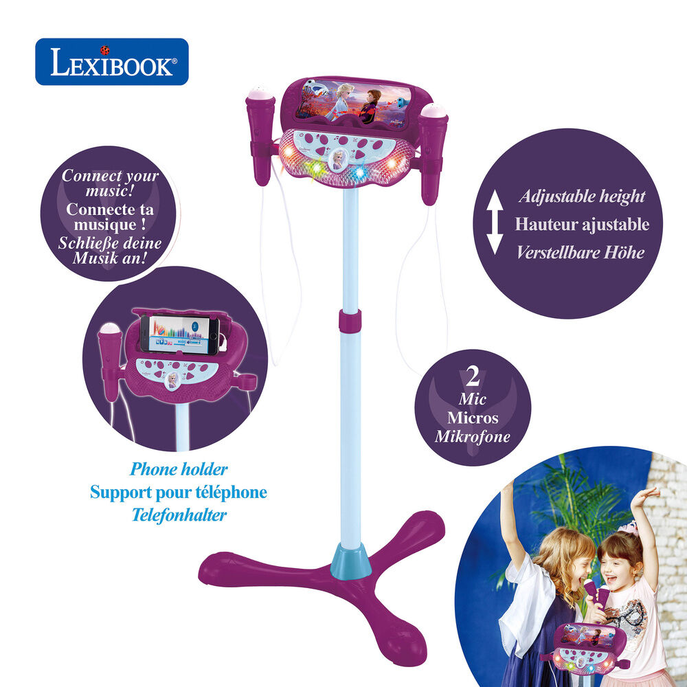 Disney Frozen Adjustable Karaoke Microphone Stand