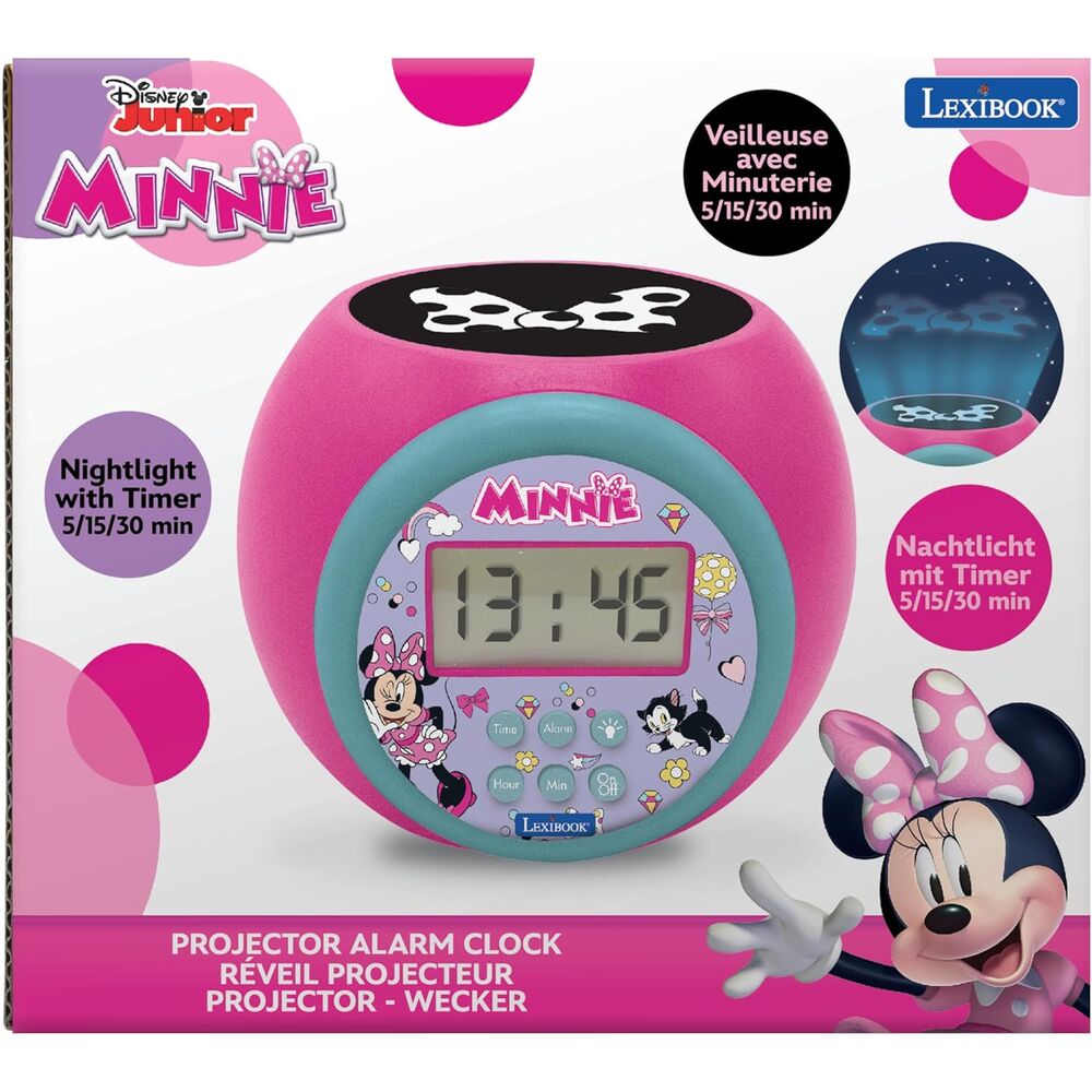 Disney Minnie Projector Alarm Clock