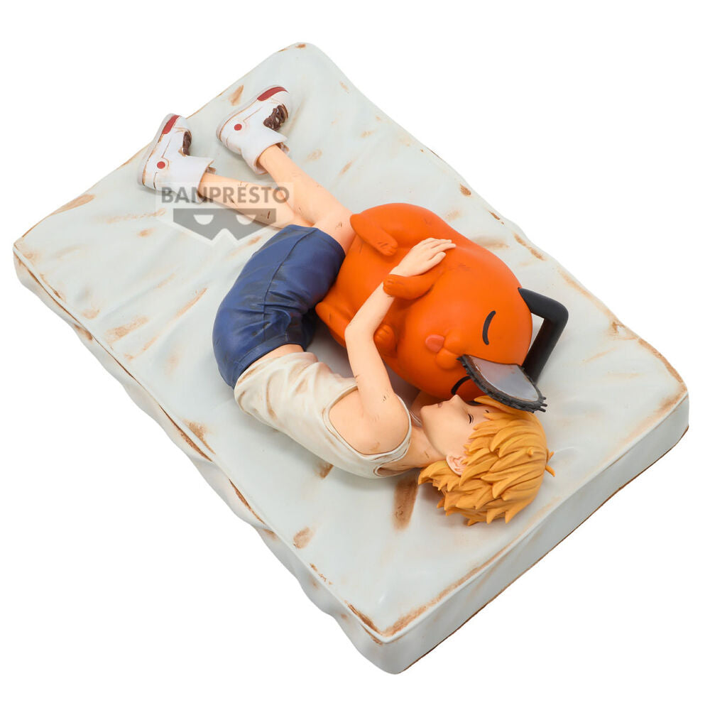 Chainsaw Man Denji & Pochita Break Time figure 14cm