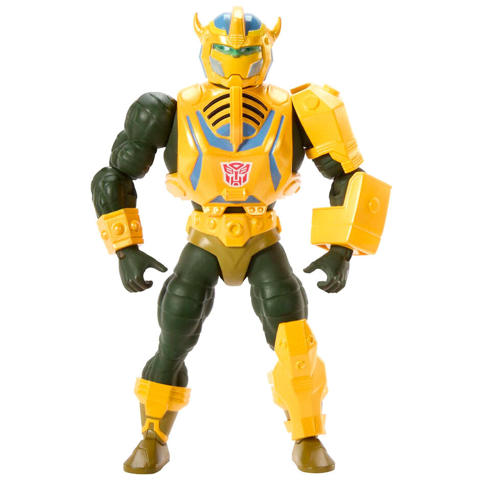 Masters of the Universe x Transformers Bumblebee Armor Man-At-Arms figure 14cm