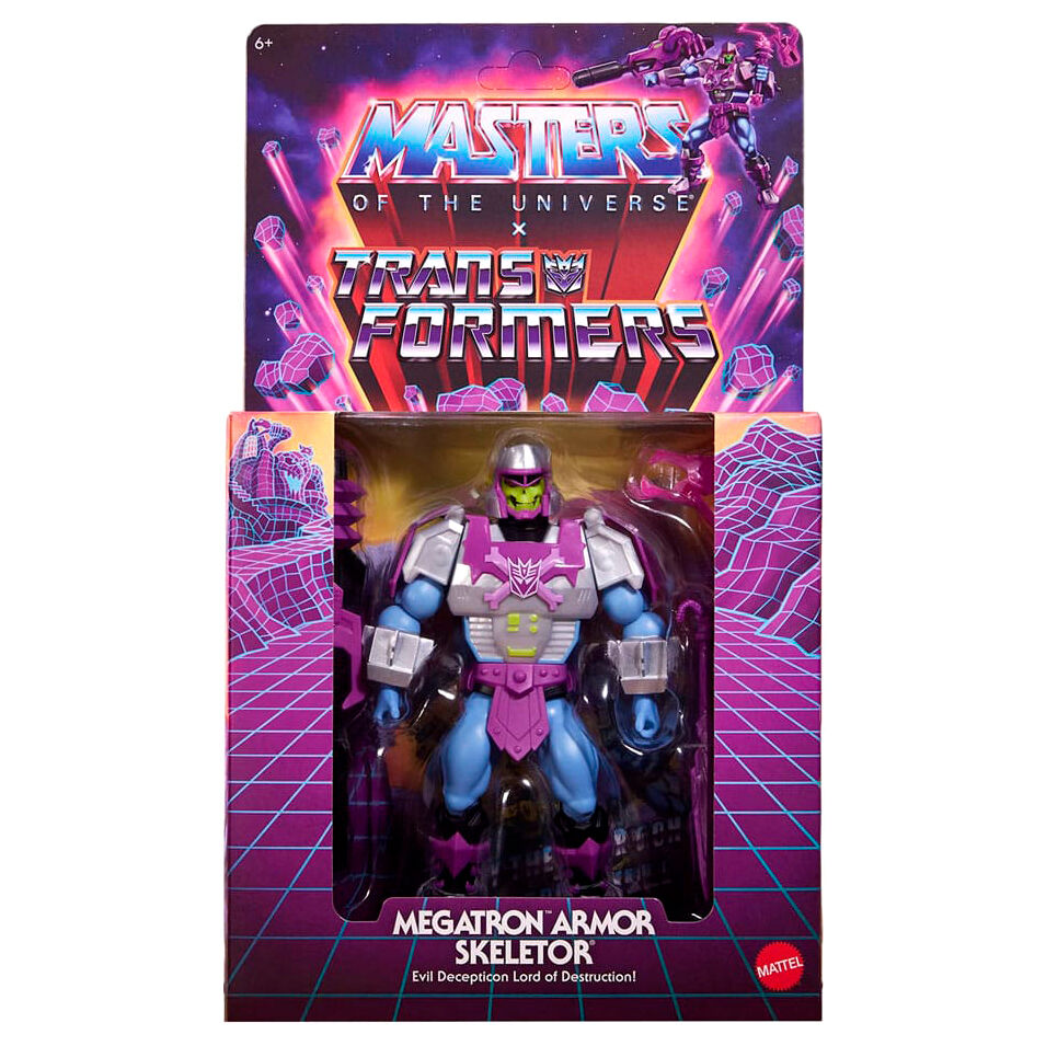 Masters of the Universe x Transformers Megatron Armor Skeletor figure 14cm