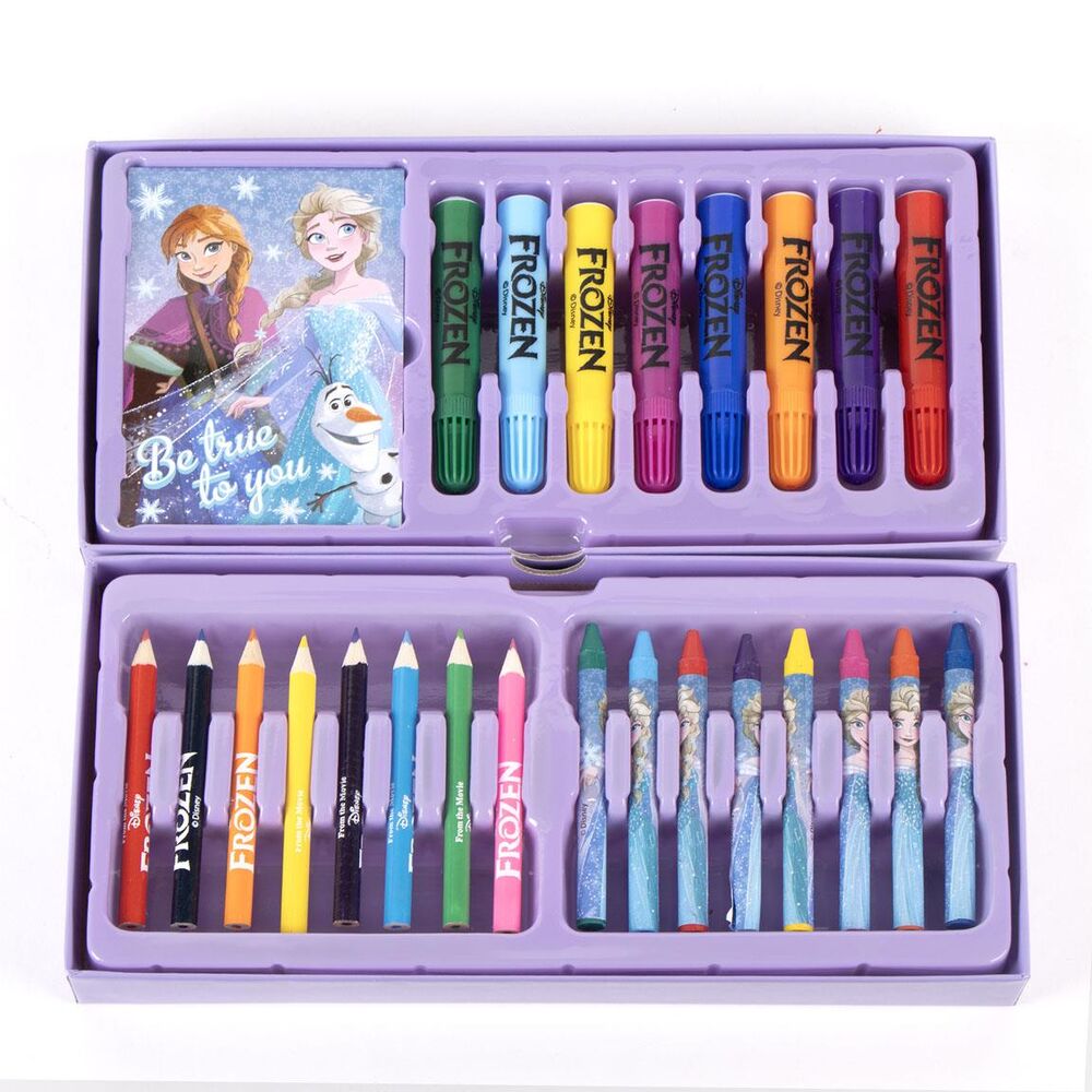 Disney Frozen colouring stationery case