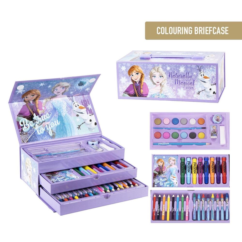 Disney Frozen colouring stationery case