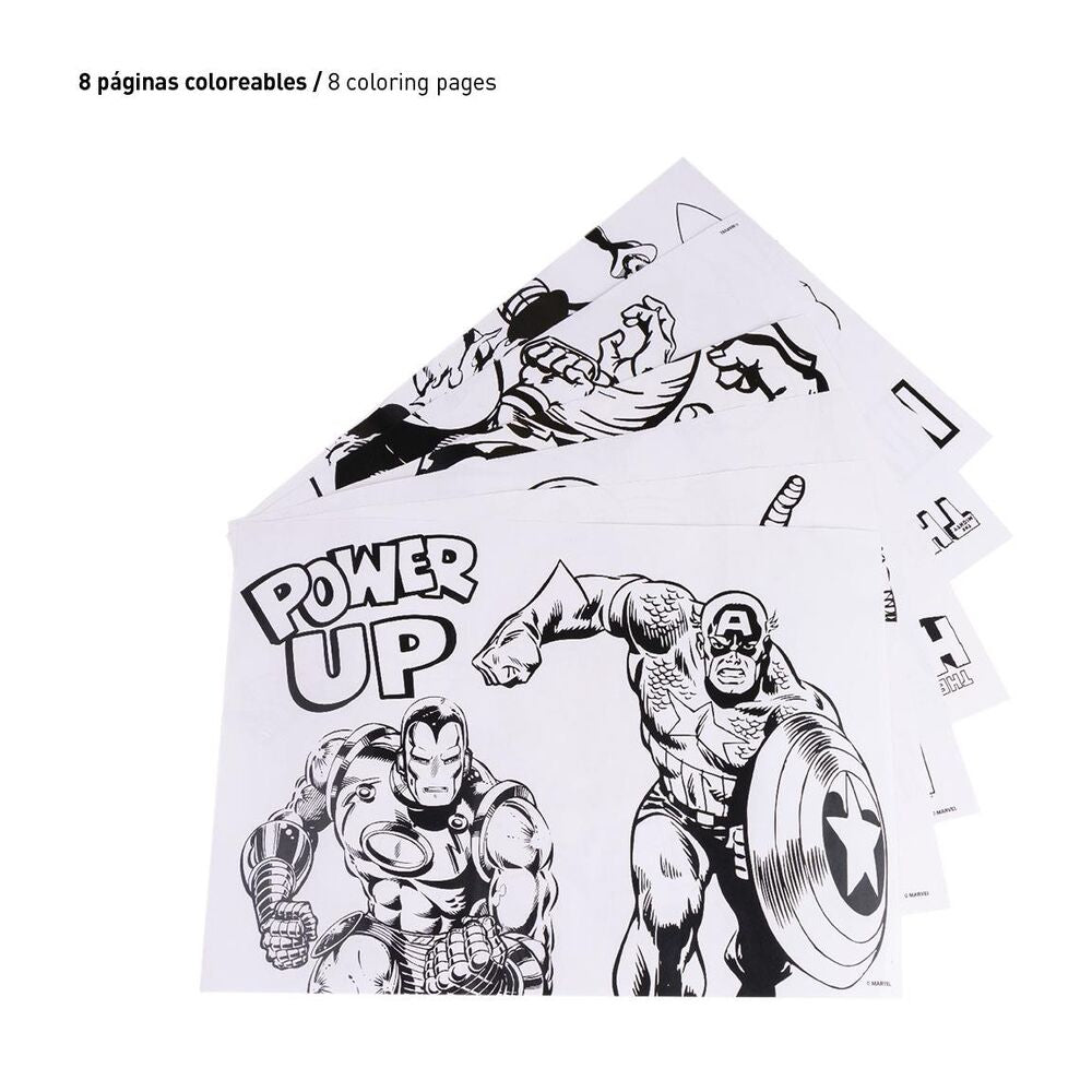 Marvel Colouring stationery set