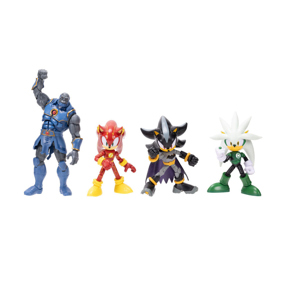 DC Comics Sonic The Hedgehog pack 4 figures 12cm