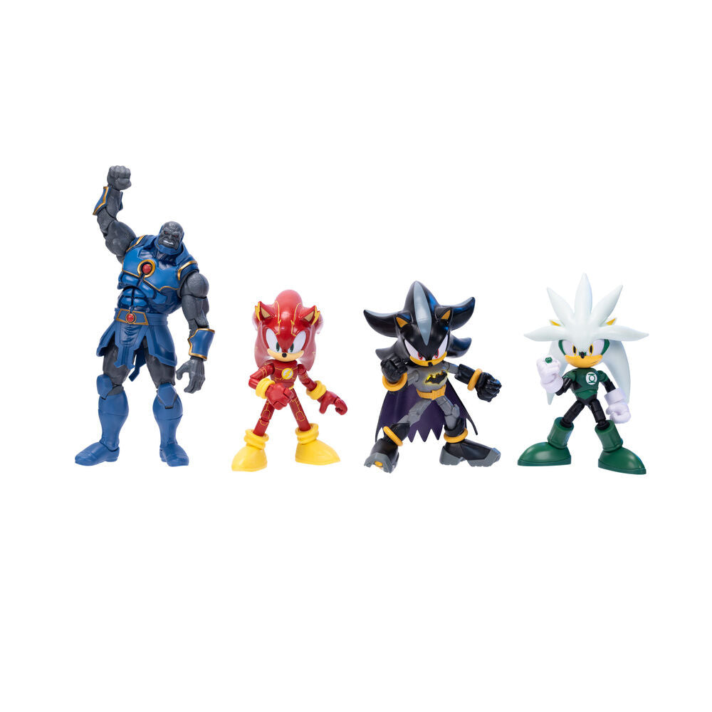 DC Comics Sonic The Hedgehog pack 4 figures 12cm