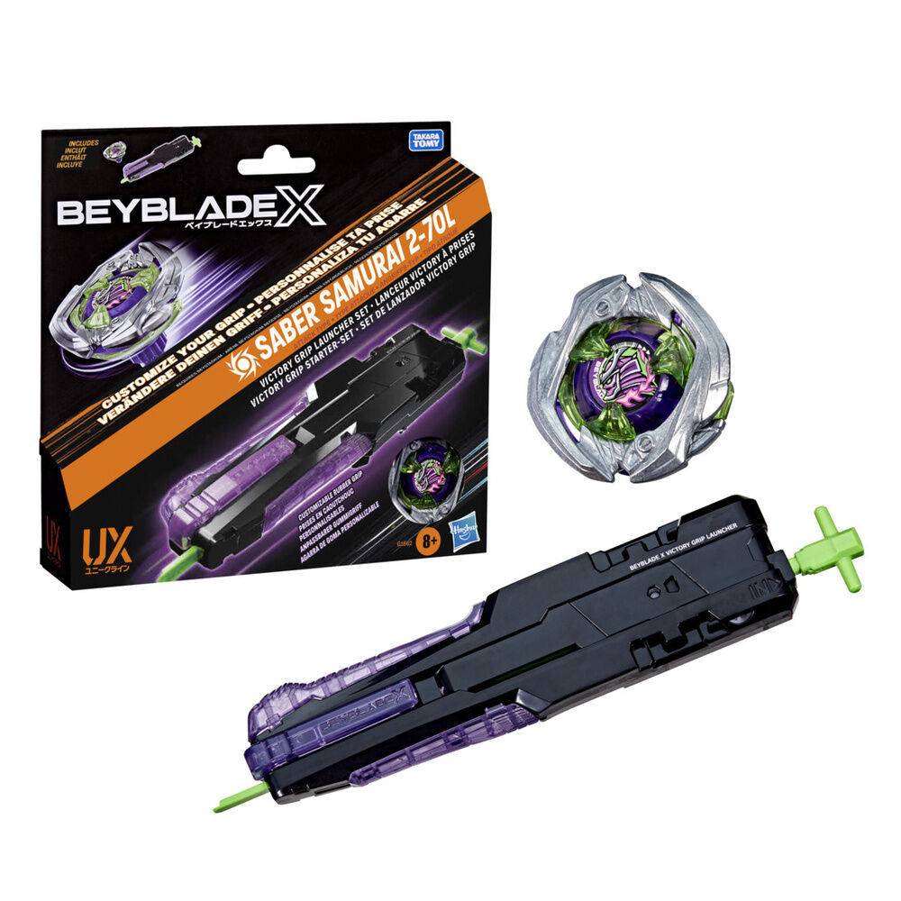 Beyblade X Victory Grip Launcher set