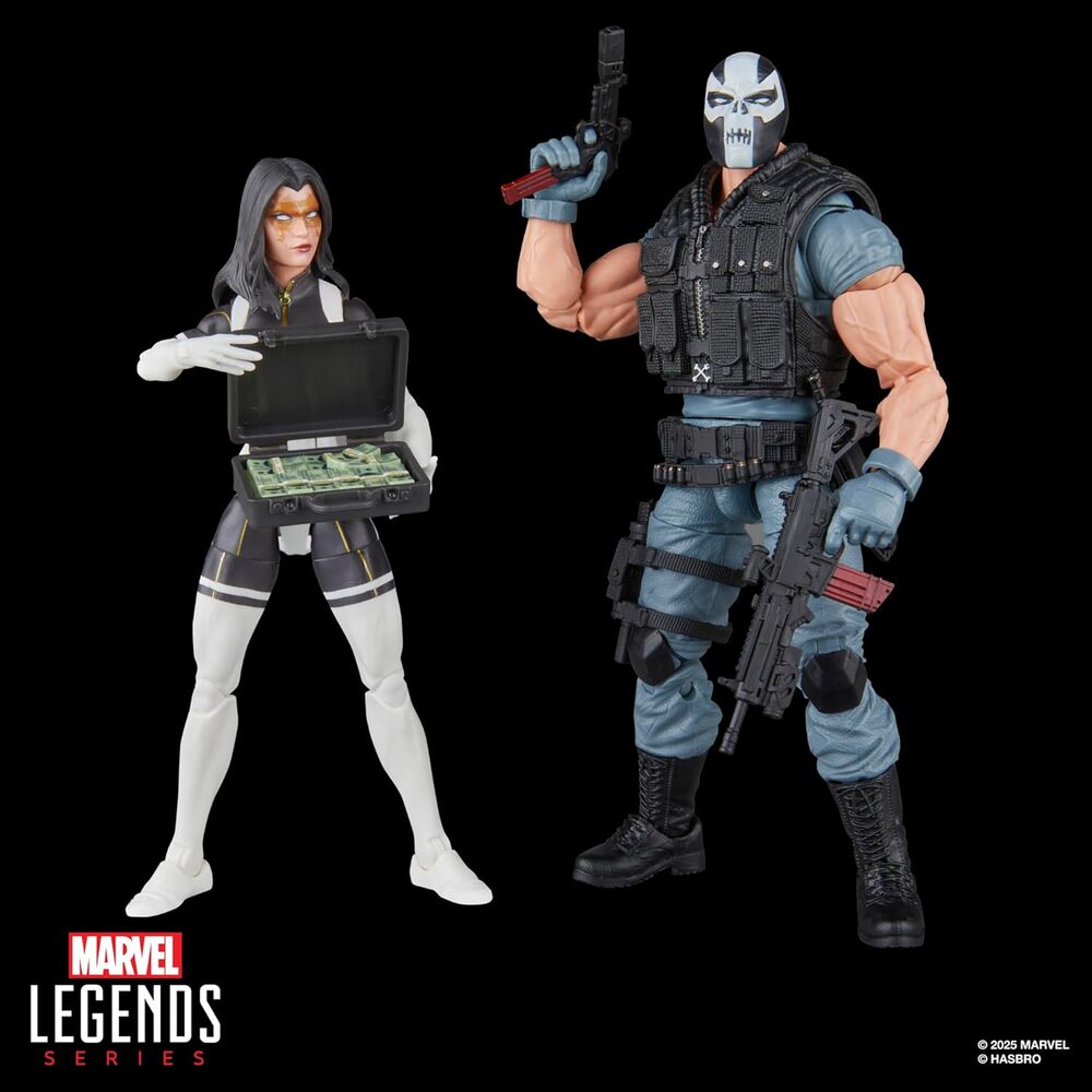 Marvel Legends Series Super Villains Madame Masque & Crossbones pack 2 figures 15cm