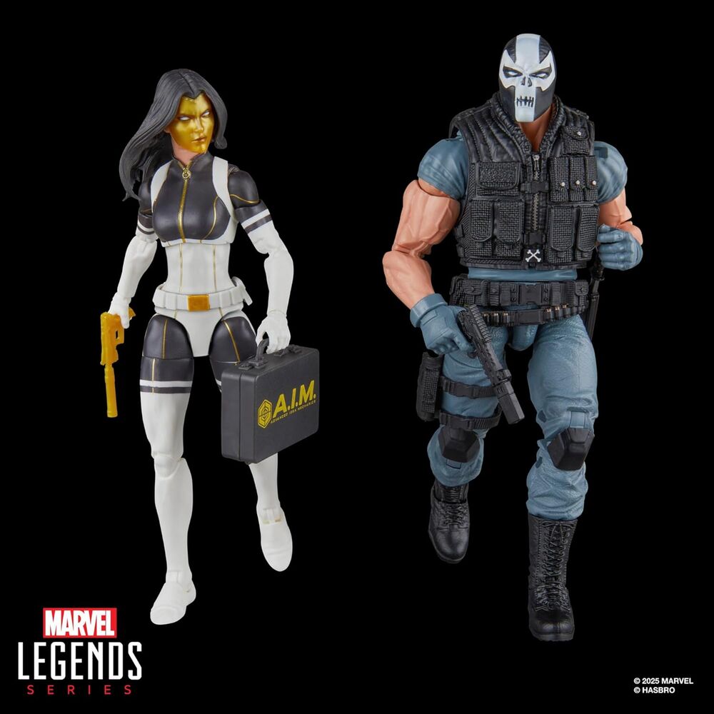 Marvel Legends Series Super Villains Madame Masque & Crossbones pack 2 figures 15cm