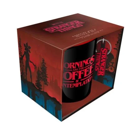 Stranger Things - conjunto caneca e porta-chaves
