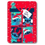 Disney Stitch Christmas polar blanket