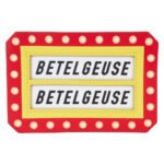 Loungelfy Beetlejuice Here Lies Betelgeuse Marquee card holder